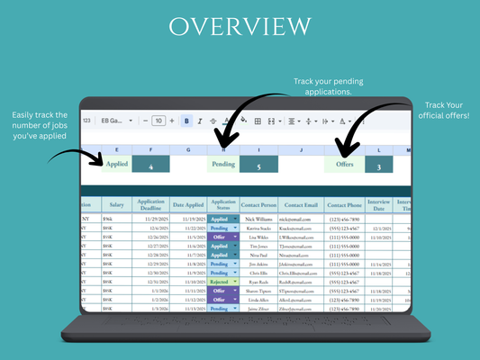 Job Application Tracker – Google Sheets (PLR Included!)