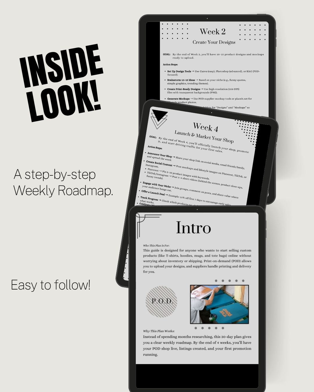 Your 30-Day P.O.D. Shop Launch Plan