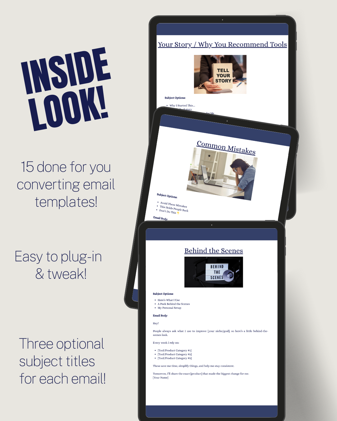 15-Email Marketing Swipe Pack – High-Converting Templates for Any Niche