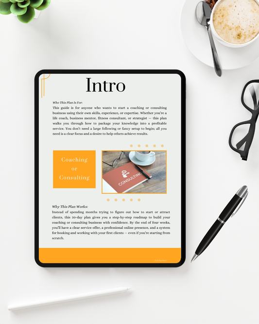 Your 30-Day Coaching or Consulting Launch Plan
